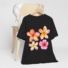 Floral Watercolor Short Sleeve T-Shirt