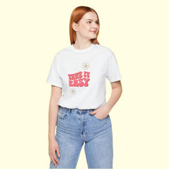 Take It Easy Floral Graphic Tee