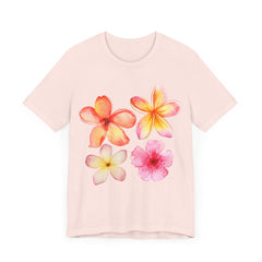 Floral Watercolor Short Sleeve T-Shirt