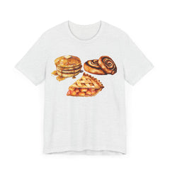 Breakfast Treats Tee - Pancakes, Waffles & Cinnamon Rolls Graphic T-Shirt