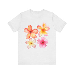 Floral Watercolor Short Sleeve T-Shirt