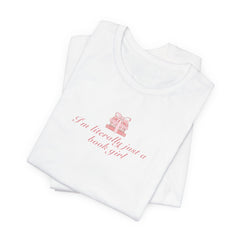 "I'm Literally Just a Book Girl" Short Sleeve Tee