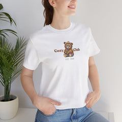 Cozy Club Cute Teddy Graphic Tee