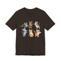 Cute Cat Lovers Short Sleeve T-Shirt