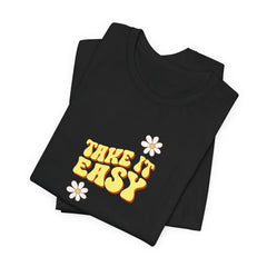 Take It Easy Floral Graphic Tee