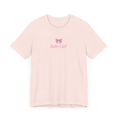 Baby Girl Bow T-Shirt - Cute Jersey Tee