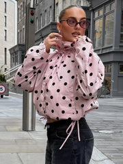 Pink Polka Dot Jacket