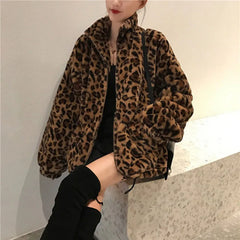 Leopard Fur Print Jacket - Free From Label