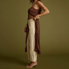 Long Slit Cami Top