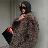 Fuzzy Faux Fur Coat