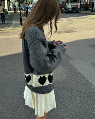 Printed Graphic Cardigan