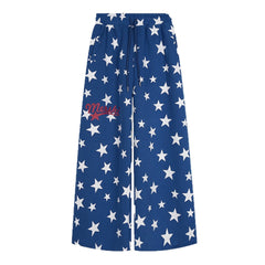 Star Print Baggy Sweatpants