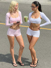 Cami Bralette And Boxer Shorts Set