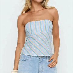 Striped Tube Top