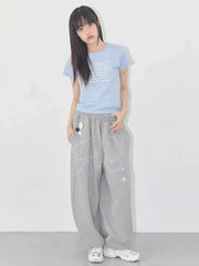Angel Wings Graphic Sweatpants