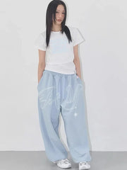 Angel Wings Graphic Sweatpants