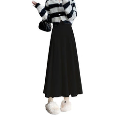 Cable Knit Long Skirt