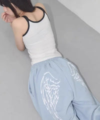 Angel Wings Graphic Sweatpants
