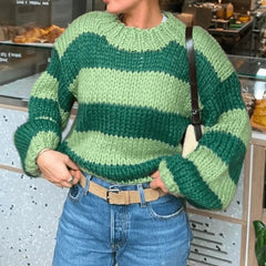 Striped Crewneck Sweater