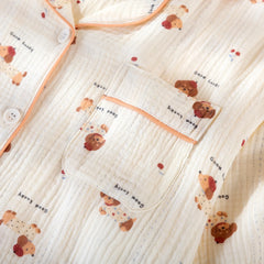 Printed Cotton Pajama Set