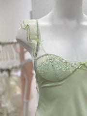 Ruffles Butterfly Mesh Nightdress
