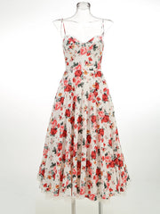Satin Strap Tulle Dress