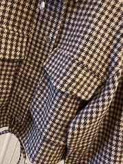 Houndstooth Cropped Jacket