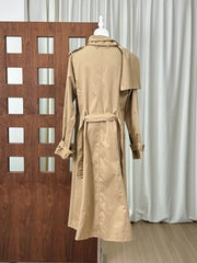Half Cropped Hem Trench Coat