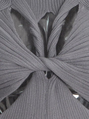 Twisted Hollow Out Knitting Tank Top