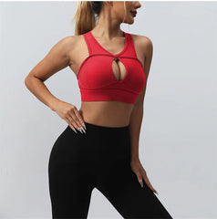 Hollow Sports Bra | Push Up High Impact Shockproof Yoga Bras