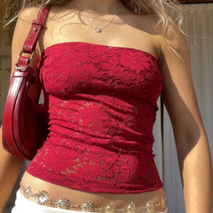 Lace Tube Top