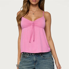 Front Tie Knot Cami Top