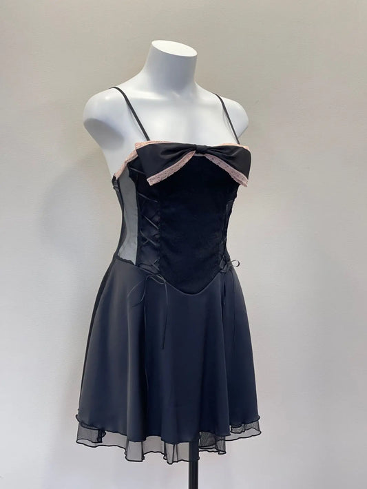 Bow Back Mesh Night Dress