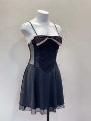 Bow Back Mesh Night Dress