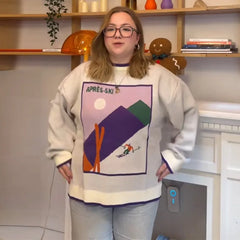 Printed Ski Sweater