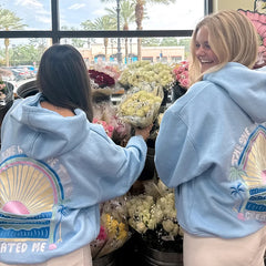 Embroidered Graphic Sunset Hoddie