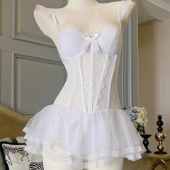 Lace Fishbone Corset Lace Nightwear