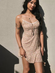 Floral Print Cami Mini Dress