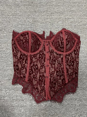 Lace Strapless Bustier Corset Top