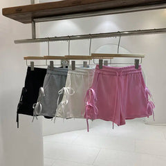 Side Bows Drawstring Shorts Free From Label