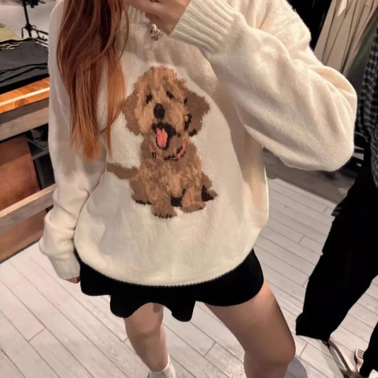 Puppy Knitted Sweater