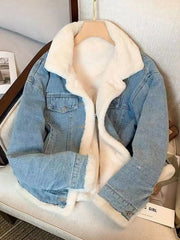 Denim Fur Lining  Jacket - Free From Label