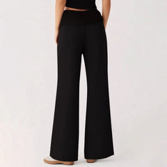 Rhinestone Waist Wide Leg Pants