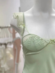 Ruffles Butterfly Mesh Nightdress
