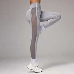 Seamless Yoga Leggings | Mesh Hollow Fitness Pants