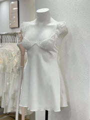 Ruffles Butterfly Mesh Nightdress