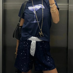 Sequin Boxer Shorts