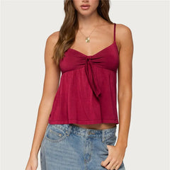 Front Tie Knot Cami Top