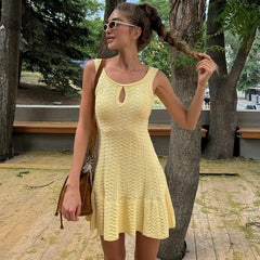 Knitted Tank Mini Dress