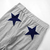 Back Star Patchwork Bootcut Losse SweatPants